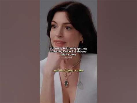 When Dolce & Gabbana trolled Anne Hathaway 